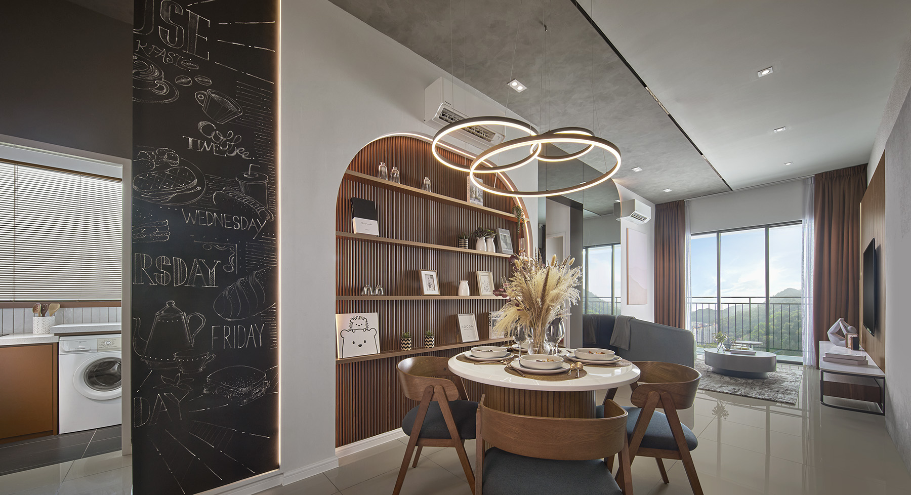 D'Hazelton dining and living